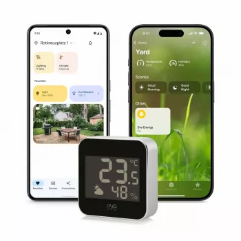 Weerstation Eve Systems EVE O binnen-/buitentemperatuur en luchtvochtigheidsmonitor
