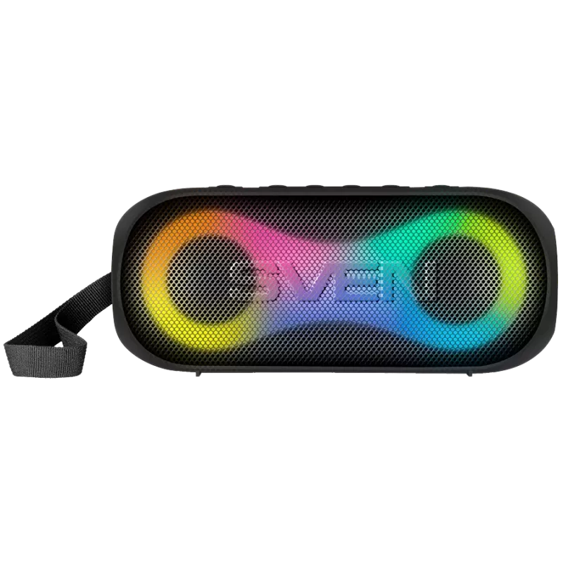 Luidspreker SVEN PS-165, zwart (16 W, TWS, Bluetooth, microSD, 3000 mAh)