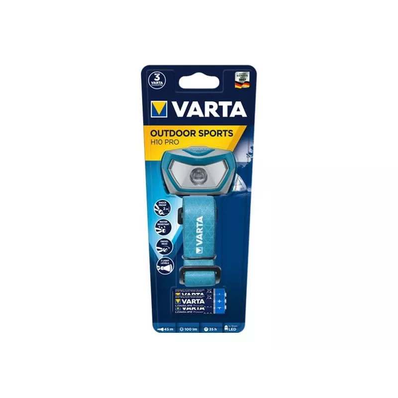 Hoofdlamp Varta 16650 101 421 Aqua colour