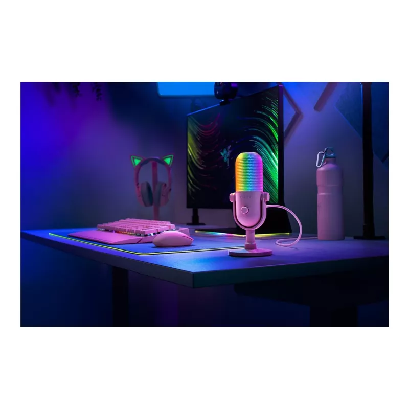 Razer Seiren V3 Chroma roze pc-microfoon