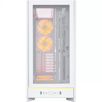 PC-behuizing Montech HS01 PRO Midi Tower wit