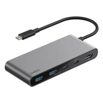 Belkin CONNECT USB-C 7-in-1 hub dual USB-C poorten si. AVC023hqSGY