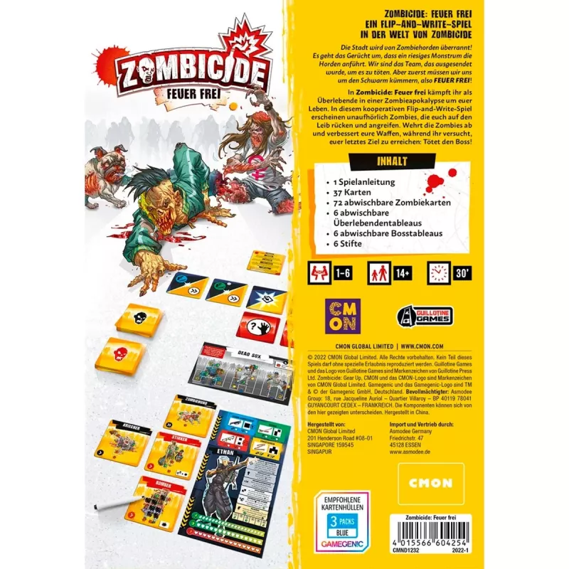 Zombicide Feuer Frei familiespel