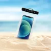 Beschermend, waterdicht universeel telefoonhoesje FIXED Fixed Float — zwart, universele pasvorm, waterdichte hoes