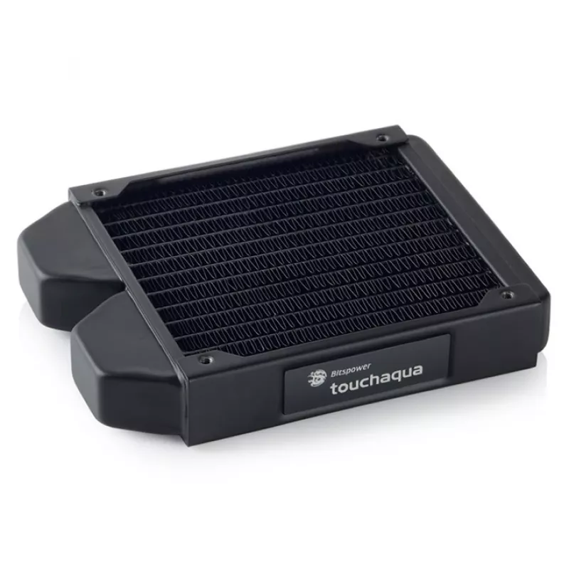 Radiator 120mm BitsPower Tarasque BPTA-NLSS120-F2PB – slanke radiator voor een 120-mm ventilator