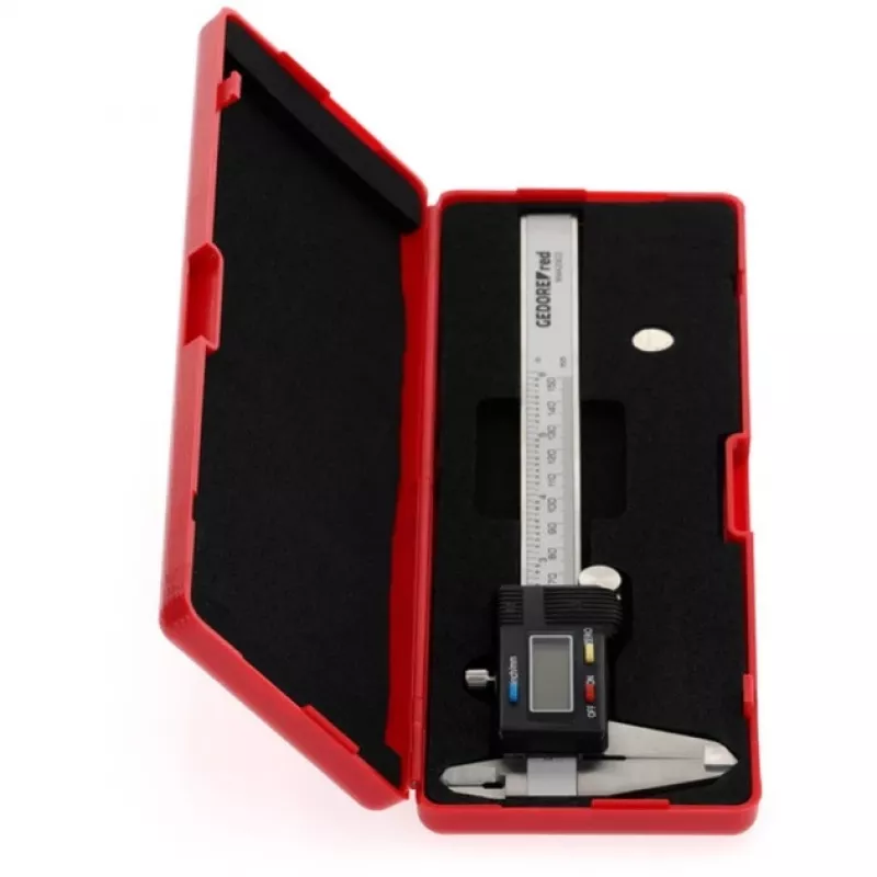 Gedore RED R94420021 3301430 digitale schuifmaat, 0–153 mm, mm/inch, grijs