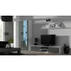 Cama tv-standaard SOHO 180 wit/grijs glanzend