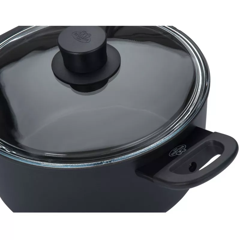 BALLARINI 75002-921-0 kookpan rond zwart aluminium 24 cm