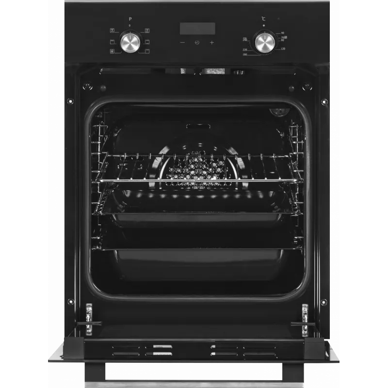 Inbouwoven SIMFER 4207DERSP.1 — 47 L, multifunctioneel, handmatige pop-up-knoppen, zwart, 59,5×45 cm