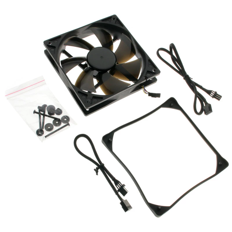 Noiseblocker ITR-PL-PS BlackSilent Pro PLPS behuizingsventilator, 120 mm, PWM