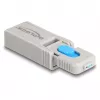 Poortslot DeLOCK 20969 DisplayPort HDMI USB Type-A USB Type-C grijs