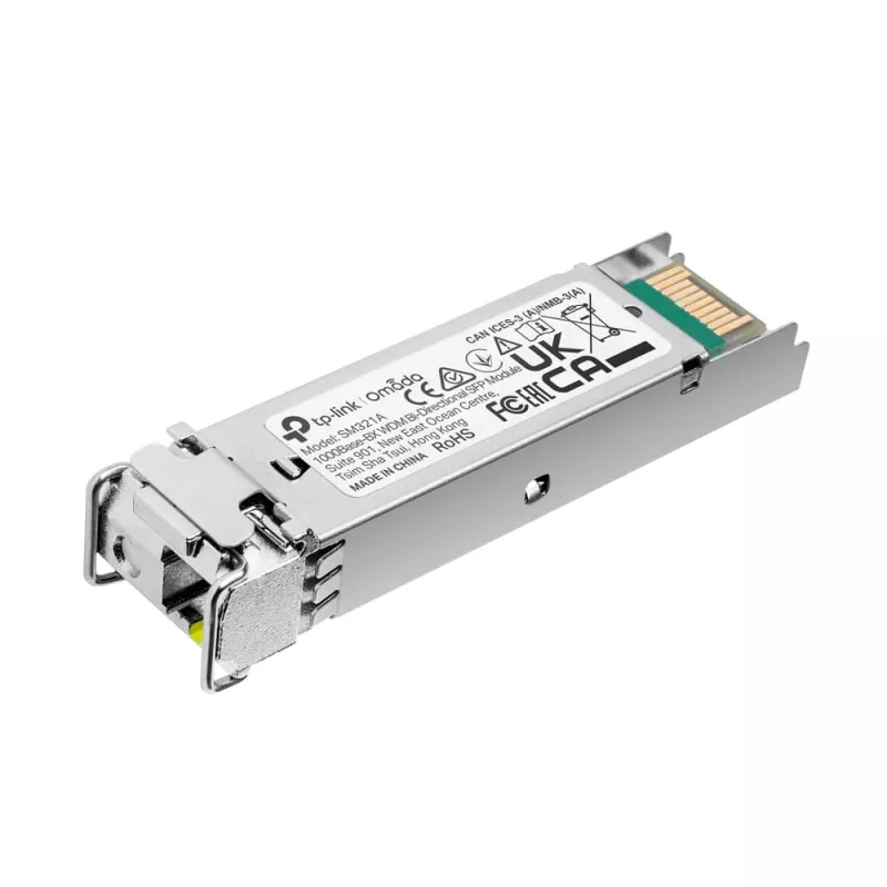 TP-Link 1000Base-BX WDM bidirectionele SFP-module, glasvezel, 1250 Mbit/s, SFP, LC (UPC), 9/125 µm, 10000 m