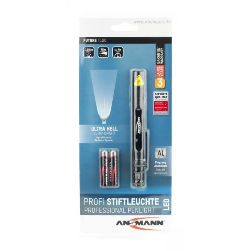 Ansmann Future T120 zwart penzaklamp LED
