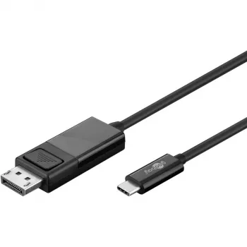 Goobay USB-C naar DisplayPort. M/M. Zwart