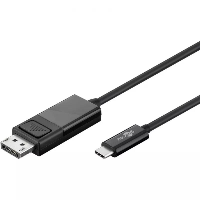 Goobay USB-C naar DisplayPort. M/M. Zwart