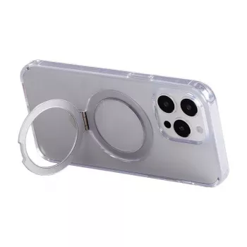 Magnetische beschermhoes Joyroom JR-BP004 voor iPhone 15, transparant, slank, geïntegreerde magneten