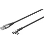 Goobay 64656 USB-kabel 1 m USB 2.0 USB-C USB-A zwart - grijs (64656)