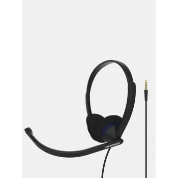 Koss CS200i headset bedrade hoofdbeugel kantoor/callcenter zwart