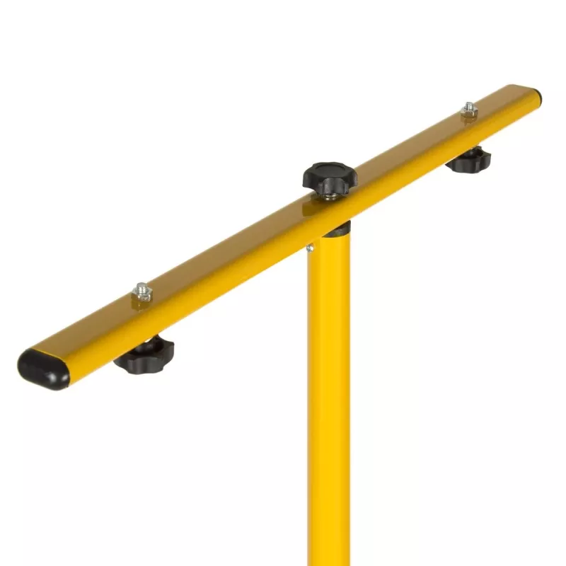 Statiev MACLEAN MCE583 in hoogte verstelbaar voor schijnwerpers, metalen frame, geel