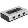 Hub DeLOCK 87673 1000 Mbit/s zwart grijs