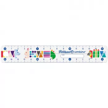 Liniaal Pelikan 811224 150 mm kunststof meerkleurig