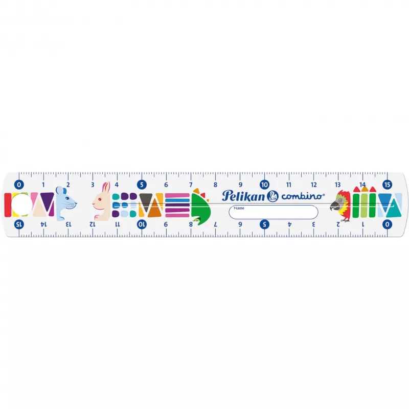 Liniaal Pelikan 811224 150 mm kunststof meerkleurig