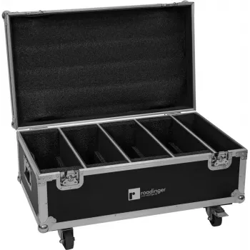 Flightcase Roadinger 31005238 voor 4× LED CLS-18 QCL RGB/WW