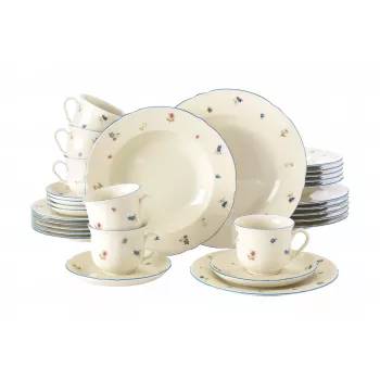 Tafelservies SELECT Marie-Luise Streublume voor 6 personen, model 001.763364, porseleinen servies