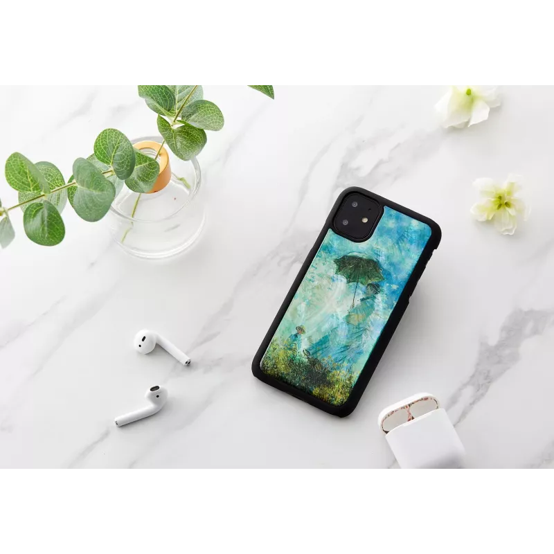 Smartphonehoesje iKins voor iPhone 11 — zwart Camille-design, beschermhoes