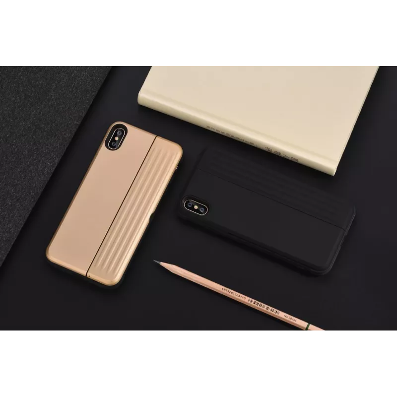 Hoesje Devia H-Card Series voor iPhone XS Max 6.5, goud