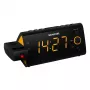 Klokradio SENCOR SRC 330 OR — FM-klokradio met 1,2-inch led-display, dual-alarm, rode 180°-projectie, binnentemperatuur, batterijbuffer