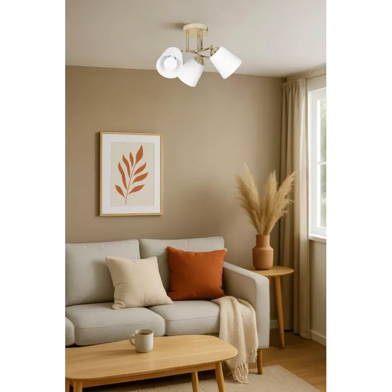 Activejet AJE-EMILY 3P GOLD E27 hanglamp 3x40W