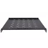 Racklegbord Extralink FIXED SHELF FOR 800MM DEPTH CABINET 19 inch 500MMX1U ZWART
