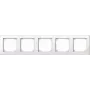 Merten M-Smart 478519 5-voudig frame, poolwit glanzend