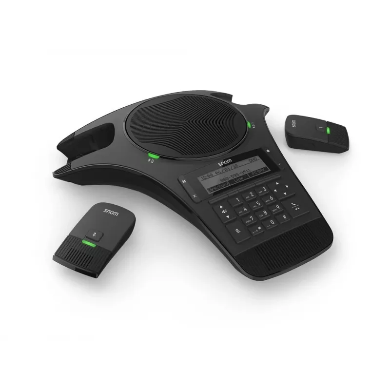 snom C520-WiMi - VoIP-conferentietelefoon - met Bluetooth-interface - DECT - drieweggesprek - SIP - 3 lijnen - zwart (4356)