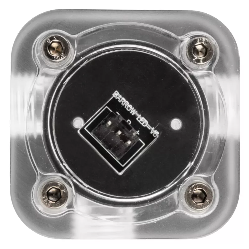 Flow Meter Barrow SLFV2-RGB W ARGB wit – vloeistofkoelingsdebietmeter voor pc-loops