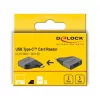 Kaartlezer DeLOCK 64117 USB 3.2 Gen 1 Type-C grijs