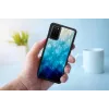 Hoes iKins voor Samsung Galaxy S20+ — blue lake zwart finish
