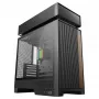 Desktop-pc-behuizing DeepCool CL6600 zwart — ondersteunt ATX/PS2/SFX/SFX-L voedingen, 140mm-frontventilator, 120/140mm boven/achter, 2,5/3,5 inch drives