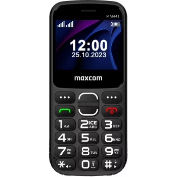 Maxcom Comfort MM443 senioren mobiele telefoon zwart/zwart