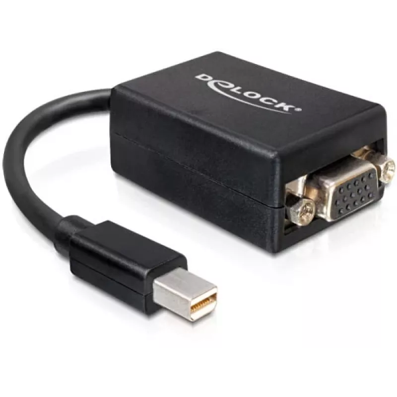 Videokabel-adapter DeLOCK 65256 Mini DisplayPort naar VGA