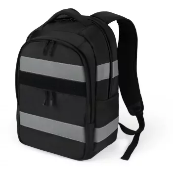 DICOTA Hi-Vis V2 Backpack rugzak zwart 320x220x455mm PET TPU