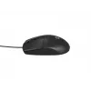 Bekabelde bureaumuis NATEC Ruff Plus USB Type-A, rechtshandig, 1200 DPI, 3 knoppen, zwart