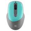 Defender Feam MM-296 52294 draadloze muis, stille klik, optisch, 1600 DPI, USB, mint