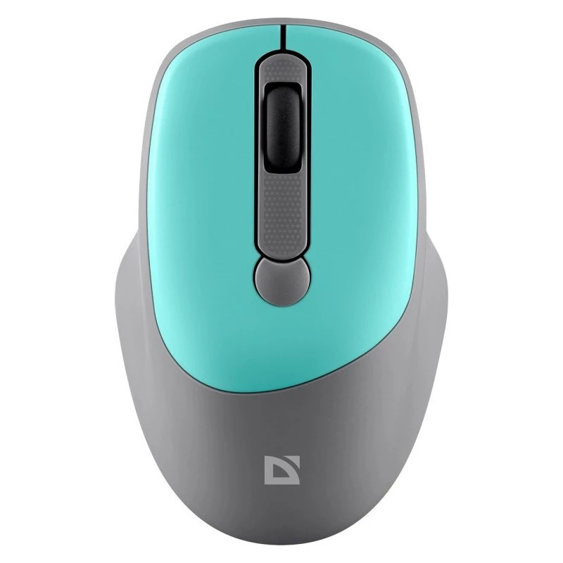 Defender Feam MM-296 52294 draadloze muis, stille klik, optisch, 1600 DPI, USB, mint