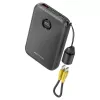 Powerbank Vention FKAB0-C 10000 mAh, 2× USB-C + 1× USB-A, 22,5 W, zwart