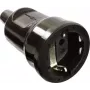 AS SCHWABE PVC-koppeling 16A, 250V betrouwbare versie zwart (62225)
