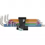 Wera 05022669001 zeskantsleutel L-vormig metrisch 9 st.