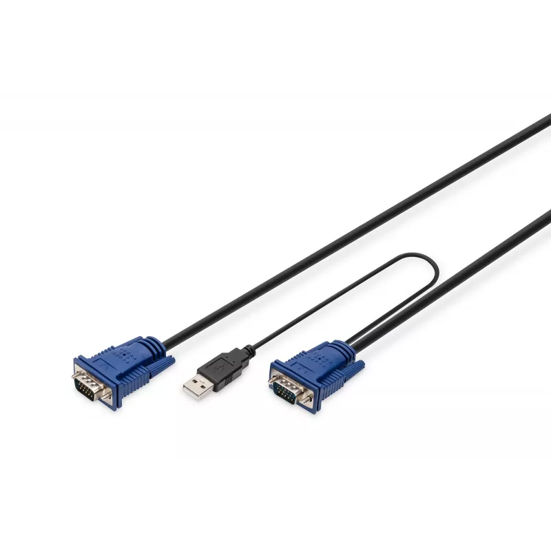 KVM-kabel USB Digitus DS-19232 3m PS/2