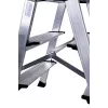 Opstapje Krause 126030 — aluminium 3 treden, 65 cm max hoogte, 6.1 kg, 500 mm breedte
